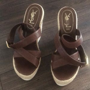 YSL Authentic Platform shoes.